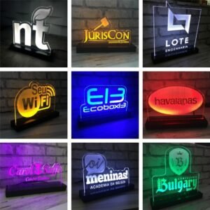 Logo em Acrílico com LED